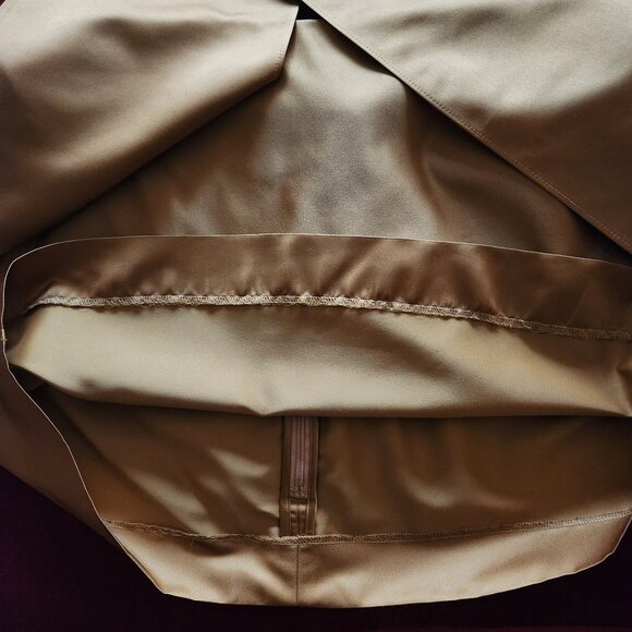 J. Crew Gold Silk Bow Strapless Top - Women's Size 12 NWT - Picture 6 of 8